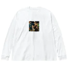 miyabi1116の水槽と猫 Big Long Sleeve T-Shirt