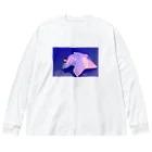 ℚ-処のおばけねこ Big Long Sleeve T-Shirt