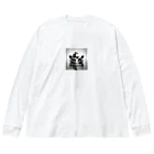 chaochao0701のカバと小鳥の友情 Big Long Sleeve T-Shirt