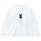 frenchbulludogのフレブルなっちゃん Big Long Sleeve T-Shirt