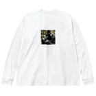 fumi_sportsの現代人すぎるゴリラ Big Long Sleeve T-Shirt