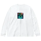 msk300のバスケットエイリアン Big Long Sleeve T-Shirt