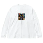 にゃんだーの夜の支配者 Big Long Sleeve T-Shirt