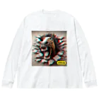 AREUSのAREUS×3D Horse Big Long Sleeve T-Shirt