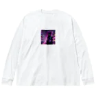 WataAmeProjectのネオン幻想: 運命を背負う者 Big Long Sleeve T-Shirt