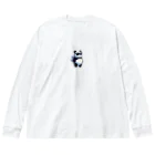 nono_0703のサングラス・パンダ Big Long Sleeve T-Shirt