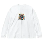 koumeiの自由な女神 Big Long Sleeve T-Shirt