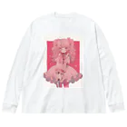 FRILLMONSTARのフリルモンスター PINK ビッグシルエットロングスリーブTシャツ