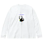 Tomohiro Shigaのお店のI love tennis. Big Long Sleeve T-Shirt