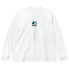 denyo dreamの快眠子ウサギ Big Long Sleeve T-Shirt