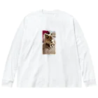 Yukaの絵と実家の犬🐕のチワワの小夏ちゃん Big Long Sleeve T-Shirt