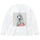 もやしのお店屋さんのチョコミントレディ Big Long Sleeve T-Shirt