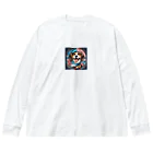 a.t.storeのアメリカンな犬 Big Long Sleeve T-Shirt