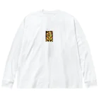 金運上昇金のリンゴの金運上昇金のリンゴと龍 Big Long Sleeve T-Shirt