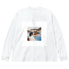 保護ねこねっこ倶楽部のスピードスターにゃんこ Big Long Sleeve T-Shirt