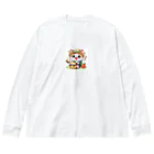 子猫カーニバルの子猫の楽しみな遠足の準備 Big Long Sleeve T-Shirt