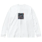 KenchuwanのFuture Baseball ビッグシルエットロングスリーブTシャツ