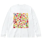 CHIKUSHOの色々な果物 Big Long Sleeve T-Shirt