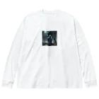 houkのホラー系 幽霊 Big Long Sleeve T-Shirt