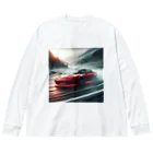 DRIFT CARSのドリフト　180sx ビッグシルエットロングスリーブTシャツ