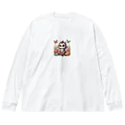 正龍のCute3龍我ryuga Big Long Sleeve T-Shirt