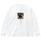 Number-3の猫なのにワン太 Big Long Sleeve T-Shirt