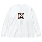 宝塚ファンのためのお店のデュエットダンスシルエット Big Long Sleeve T-Shirt