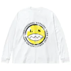 アリーヴェデルチャンネルSHOPのSMILE OLD PAINT1 Big Long Sleeve T-Shirt