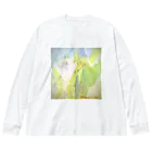 kirokokeshiの氷の世界に桜が咲く Big Long Sleeve T-Shirt