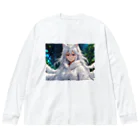 巫女スタぐらむのもふもふの巫女 Big Long Sleeve T-Shirt