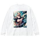 Anime_Ijindenの美と愛の女神アフロディーテ B〜Aphrodite B goddess of beauty and love〜 Big Long Sleeve T-Shirt