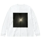 そらの３月の満月 Big Long Sleeve T-Shirt