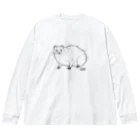 カツカレーのイワダヌキ（淡色） Big Long Sleeve T-Shirt