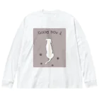 clarice-designのgood-dog ビッグシルエットロングスリーブTシャツ