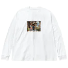 San☆Nikoの子ども　お友達募集 Big Long Sleeve T-Shirt