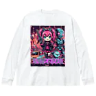 Meat-king.comの電脳不良娘 Big Long Sleeve T-Shirt