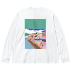 momo_emiの昔と猫 Big Long Sleeve T-Shirt