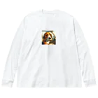 zelda_pianoの困り顔のスヌ Big Long Sleeve T-Shirt