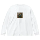 ganeshaのドラゴンフライダンス・ステンドグラス Big Long Sleeve T-Shirt