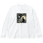 luna_neroのSegno＊月と黒猫＊星座を探して Big Long Sleeve T-Shirt