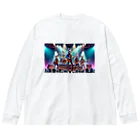 ANIMAL HEROES -musical band-のワイルドロックフェスタ - ダンシングアニマルズ Big Long Sleeve T-Shirt