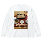 HashTagのThe、日本食 ビッグシルエットロングスリーブTシャツ