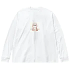 動物デザイングッズの可愛い猫ちゃん Big Long Sleeve T-Shirt