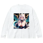 ピンクリボンのセレスティナ Big Long Sleeve T-Shirt