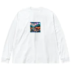 shunpei21の花火 Big Long Sleeve T-Shirt