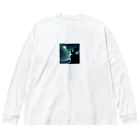 プラネテスの月と竜 Big Long Sleeve T-Shirt