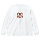 seigi2oo2の愛らしい可愛い双子の姉妹 Big Long Sleeve T-Shirt