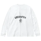 deer_o_clockのGREENTEA UNIVERSITY（B） ビッグシルエットロングスリーブTシャツ