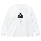 K'ramaのカフェゴリラ Big Long Sleeve T-Shirt