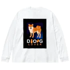 YB-STOREのわん♡柴犬 Big Long Sleeve T-Shirt